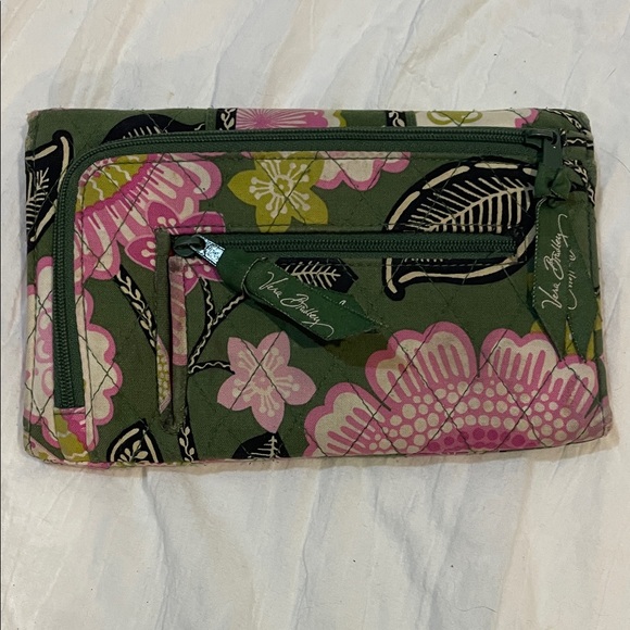 Lot of 2 Vera Bradley Clutch and Wristlet Set. Wallet and organizer. - Picture 3 of 8